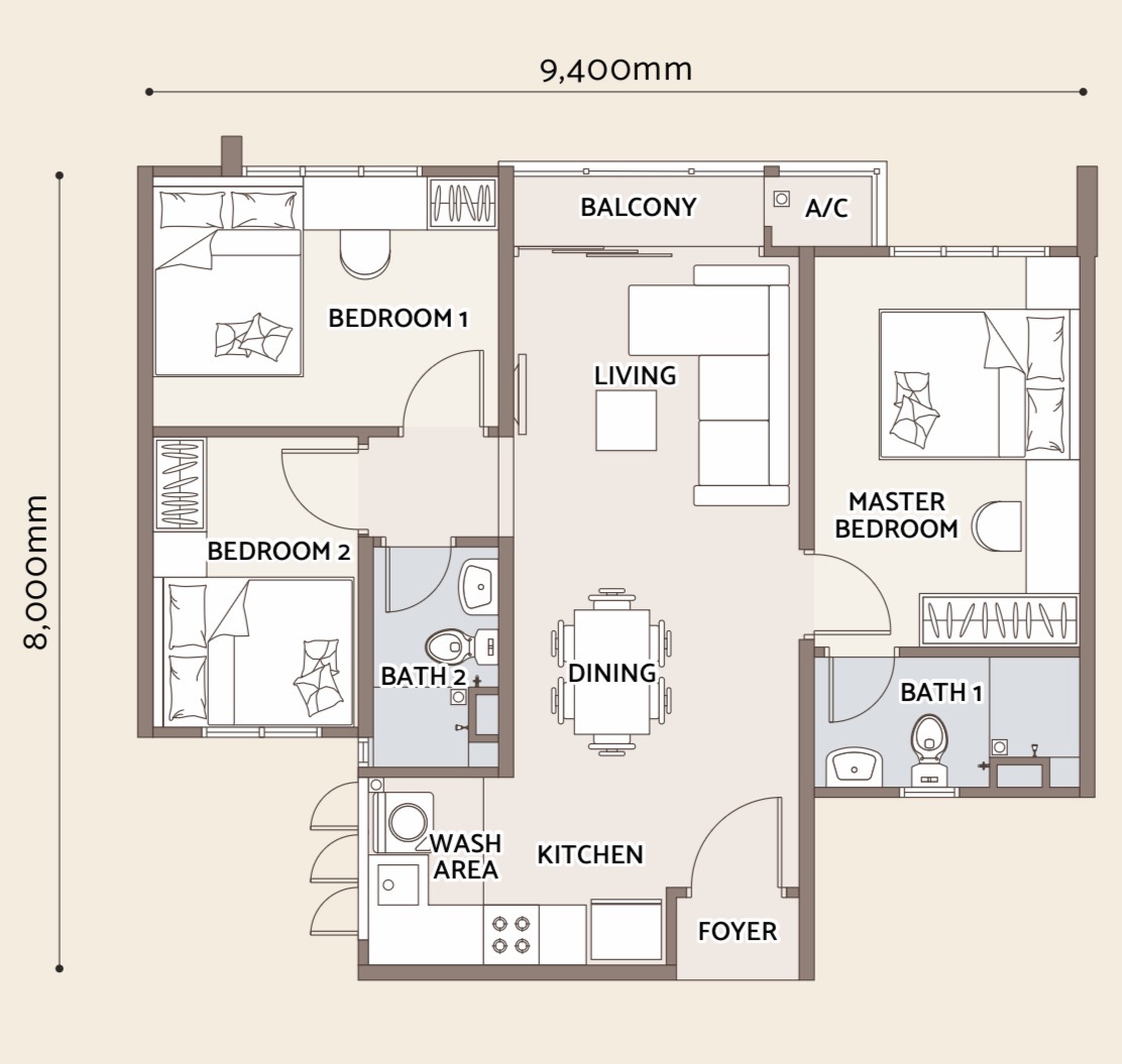 D'Parc Residence Layout
