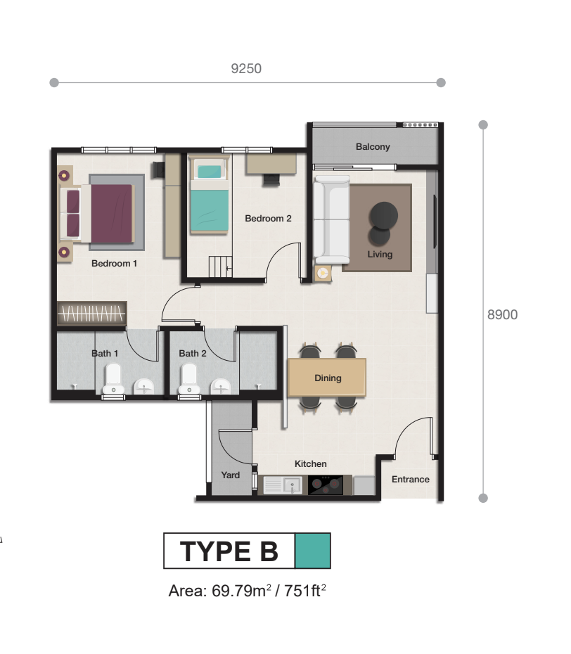 Parkland Residence Layout